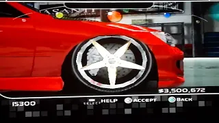 Midnight Club 3: Dub Edition Remix (PS2) Lexus IS300 Customization #playstation2 #nostalgia