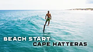 Beach Start in Cape Hatteras | Surf Foiling