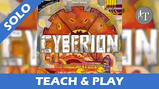 Tutorial & Solo Playthrough of Cyberion - Solo Board Game