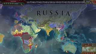 Europa Universalis 4 - Moscovy into Russia time lapse