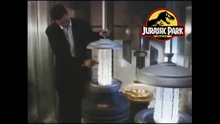 Michael Crichton on set in Jurassic Park (1993)