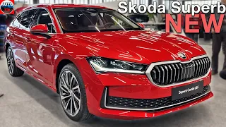 All NEW Skoda Superb Estate L&K 2024 - FIRST LOOK, interior & exterior, Trunk Size