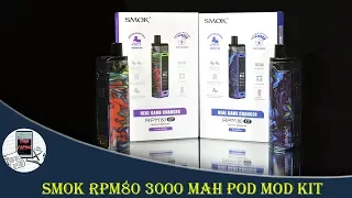 SMOK RPM80 3000 mAh Pod Mod Kit - интересно, функционально и больно для конкурентов