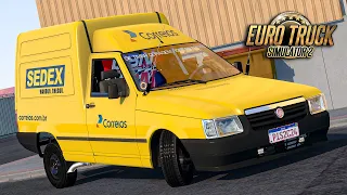 Fiat Fiorino Qualificada do Sedex - Euro Truck 2 Mods 1.49