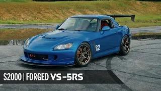 Laguna Blue Honda S2000 on Apex VS-5RS Forged Wheels