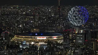 Juegos Olímpicos Tokyo 2020 Espectacular show de drones en Tokio 2020