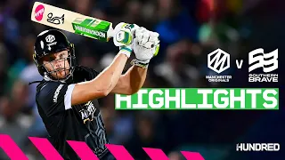 Buttler Hits Brilliant 82! | Highlights - Manchester Originals v Southern Brave | The Hundred 2023