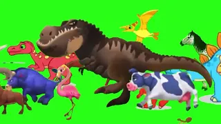 All Animal Stampede Green Screen #greenscreenanimal #chromakey #stampede #animals#@JPCartoon514