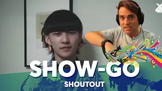 SHOW-GO | Like Falling Stars Beatbox Reaction // Guitarist Reacts