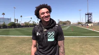 Chase Lucas interview following ASU pro day (3/14/22)