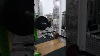 Front squat + split jerk 105 kg