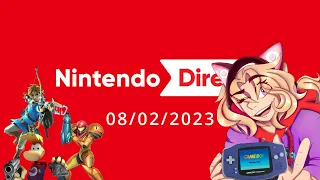 Nintendo Direct [08/02/2023] Reaction Live Stream Highlights