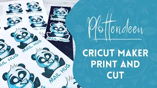 Sticker mit dem Cricut Maker und der Print & Cut Funktion selber erstellen