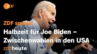 Zwischenwahlen in den USA - Halbzeit für Joe Biden | ZDF spezial