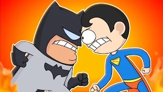 ♪ BATMAN VS SUPERMAN THE MUSICAL - Animated Parody Song