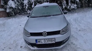 Cold Start -14°C 10,4F VW Polo 6R 6C 1.2 TDI 75KM 2012