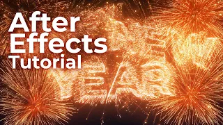 Happy New Year After Effects Template Tutorial | New Year Text Animation Official Video