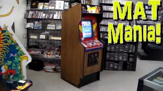 We found the ultra cool Mat Mania Arcade Machine - Straight out Of The 80's!  Still Working!