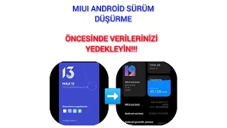 Xiaomi MIUI sürümü düşürme, Android sürümü düşürme Xiaomi, Xiaomi android sürümü güncelleme