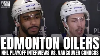 Evander Kane & Ryan Nugent-Hopkins React to Edmonton Oilers vs. Vancouver Canucks Playoff Series