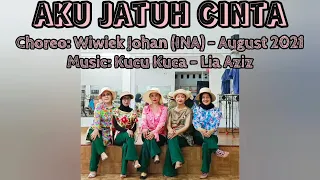 AKU JATUH CINTA / LINE DANCE / Choreo:Wiwiek Johan (INA) - August 2021