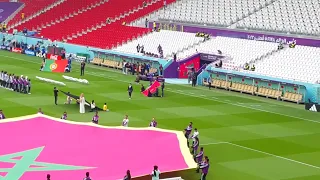 Morocco vs Portugal pre-match ceremony rehearsal (Qatar, Al Thumama, 10.12.2022)