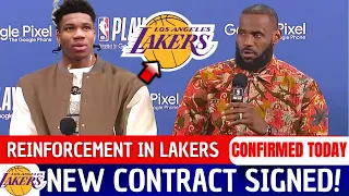 HELLO LAKERS! I AM ARRIVING! ANTETOKOUNMPO CONFIRMED EXCHANGE IN THE LAKERS! LAKERS NEWS!