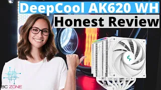BEST BUDGET CPU COOLER? DeepCool AK620 WH Review!