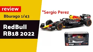 Oracle RedBull Racing RB18 2022 Sergio Perez | Bburago 1/43