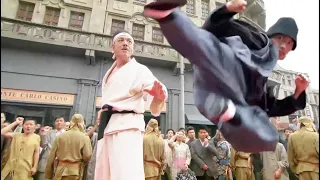 東洋武士嘲笑中國功夫是花架子，哪料被小夥的少林功夫打廢 ⚡抗日 | Kung Fu