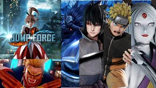 Naruto, Sasuke, Kaguya VS All Might, Kakashi, Bisky - JUMP FORCE Gameplay