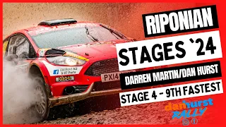 Riponian Stages Rally 2024 | SS4 | Darren Martin/Dan Hurst | Ford Fiesta R5