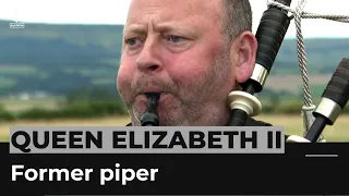 Queen Elizabeth II's former bagpiper pays tribute