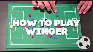 HOW TO PLAY WINGER IN SOCCER | SOCCER TIPS TACTICS POSITIONS AND FORMATIONS