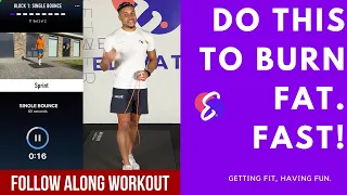 20 Min Jump Rope Workout For Fatburn