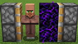 villager + crying obsidian = ???