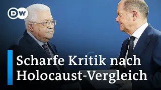 Scholz bedauert späte Reaktion auf Holocaust-Aussage von Abbas | DW Nachrichten