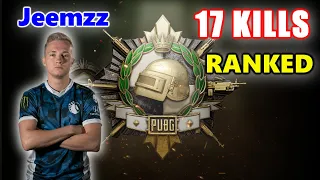 PUBG RANKED - Team Liquid Jeemzz - 17 KILLS in RANKED - PRO SQUAD with Clib, Naylup & Rare