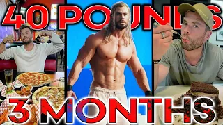 LIMITLESS Chris Hemsworth's Goal of "40 LBS of MUSCLE" in 3 Months for THOR Transformation