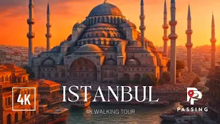 Istanbul, Turkey 🇹🇷 4K Walking Tour HDR (Day & Night)