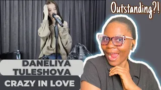 First Time Reacting To Daneliya Tuleshova - Crazy in Love Beyonce cover Reaction