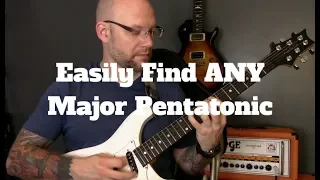 3 Easy Ways To Find The MAJOR Pentatonic Scale On Any String And In Any Key