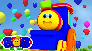 Canción de globo | Videos educativos | Dibujos animados | Bob el Tren Español | Rimas para niños