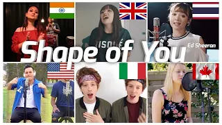 Who sang it better: shape of you ( us, uk, canada, italy, india, thailand ) ed sheeran