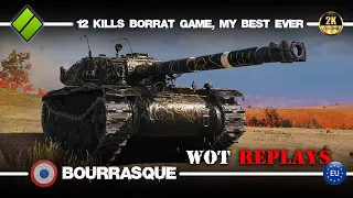 Bat.-Châtillon Bourrasque 12 kills borrat game, my best ever