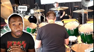 Thomas Lang Sheds on Simon Phillps Drumset (Drummer Reaction)