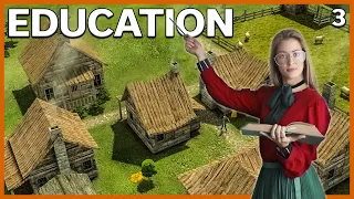 MegaMod 9 Banished Gameplay - Education & Farming Expansion