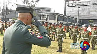 Impresionante despedida al primer sargento mayor de comando conjunto de las Fuerzas Militares