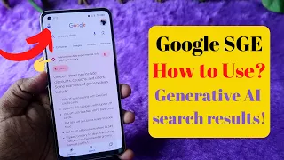 How to use Google Generative AI search experience | Faster AI Google Search Results
