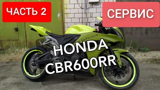 🔵HONDA CBR600RR. ЧАСТЬ 2. ТЕХНИЧЕСКОЕ ОБСЛУЖИВАНИЕ. СЕРВИС. КОЛЕСО ПРАВКА, СУППОРТА, ПОДШИПНИКИ